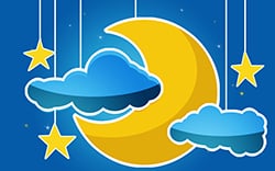 Moon and Cloud Mobile